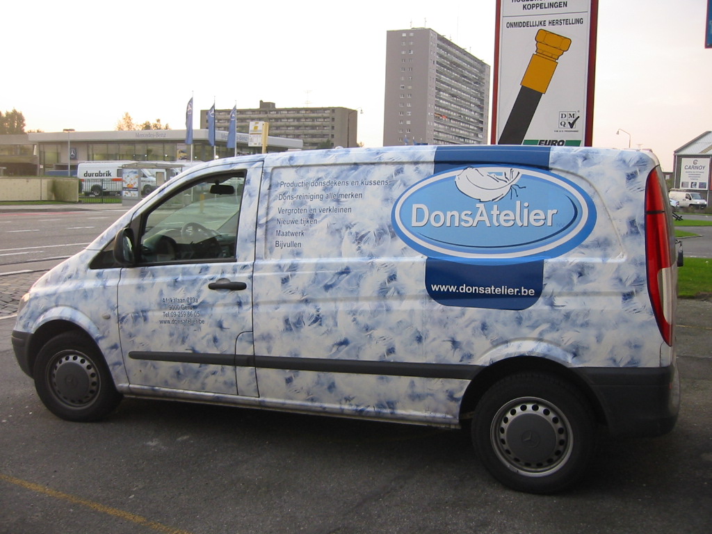 Dons Atelier laten leveren bestelbus